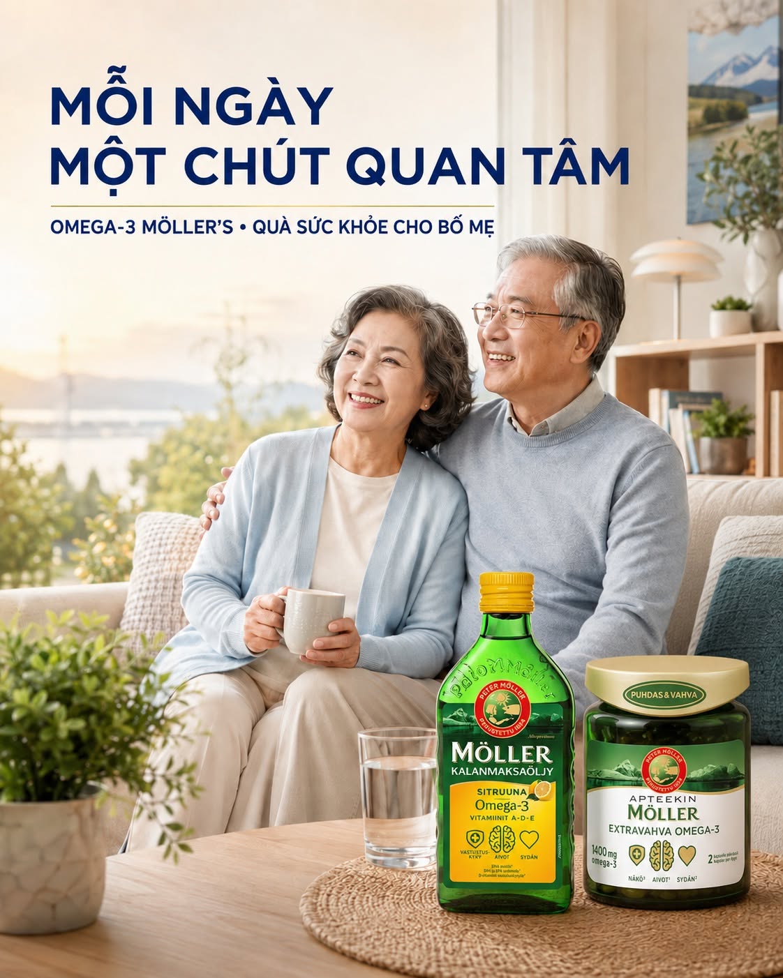 Dầu cá Omega-3 Möller Na Uy (chai)