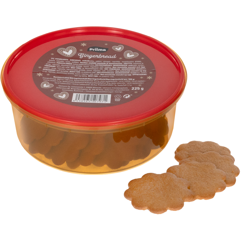 Bánh gừng giáng sinh Priima Pipari 225g — ảnh 2